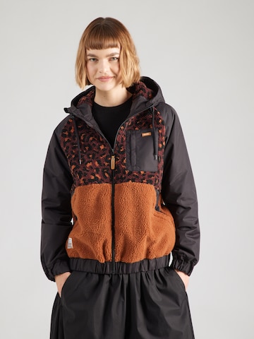 Iriedaily - Chaqueta de entretiempo 'Arctikmix 2.0' en negro: frente