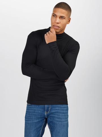 juoda DRYKORN Standartinis modelis Marškinėliai 'MORITZ'