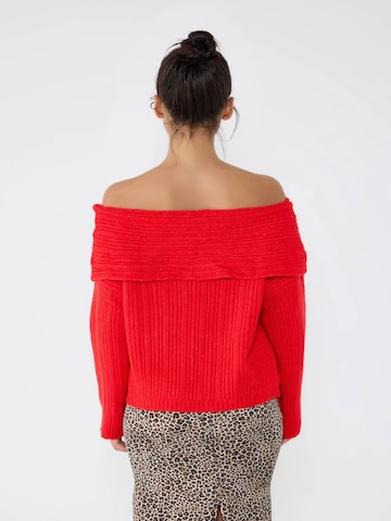 Cardigan No Matter What en rouge
