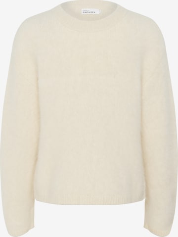 KAREN BY SIMONSEN Pullover 'Teoline' i hvid: forside