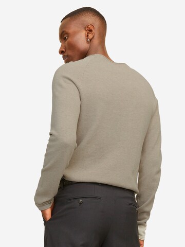 JACK & JONES Regular fit Sweater 'JJEHill' in Beige