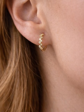 MUSE of my own Ohrringe 'Zigzag huggies'‌‌‌‌‌‌‌‌‌ in Gold