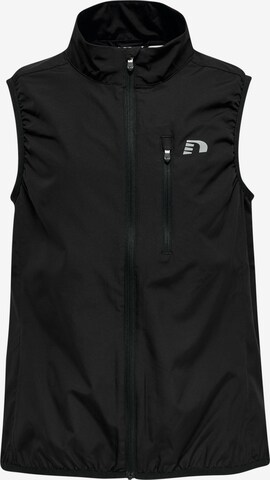 Newline Vest 'CORE GILET' in Black: front