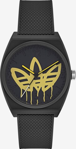 ADIDAS ORIGINALS Analoog horloge 'Ao Street Project Two' in Zwart: voorkant