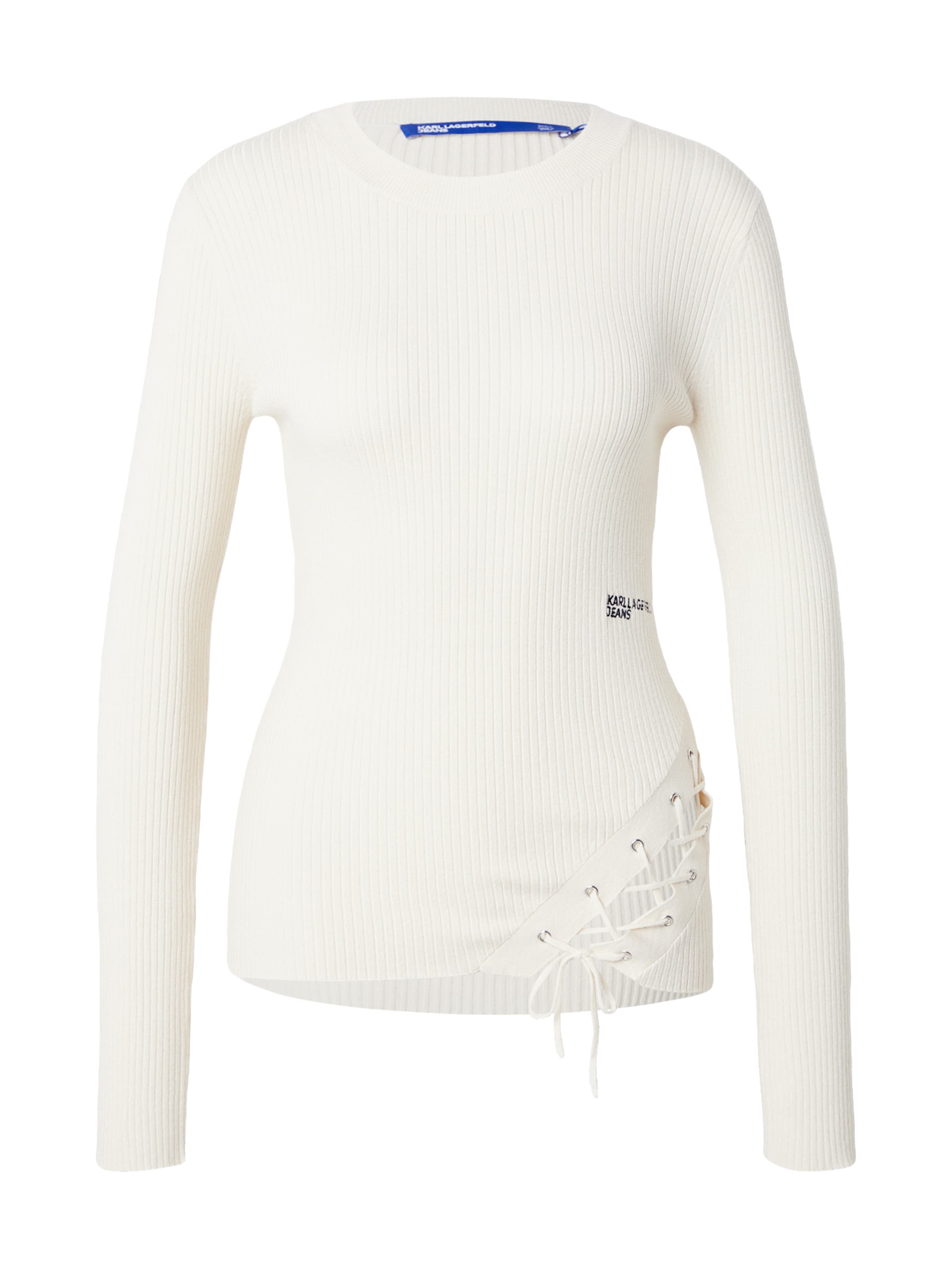 KARL LAGERFELD JEANS Tröja i beige: framsida