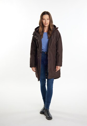 usha BLUE LABEL - Parka de inverno 'Fenia' em castanho