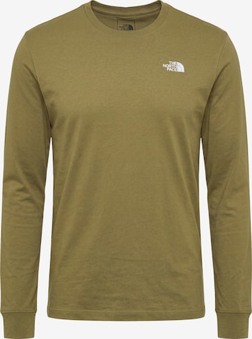 THE NORTH FACE Bluser & t-shirts 'EVOLUTION SIMPLE DOME' i grøn: forside
