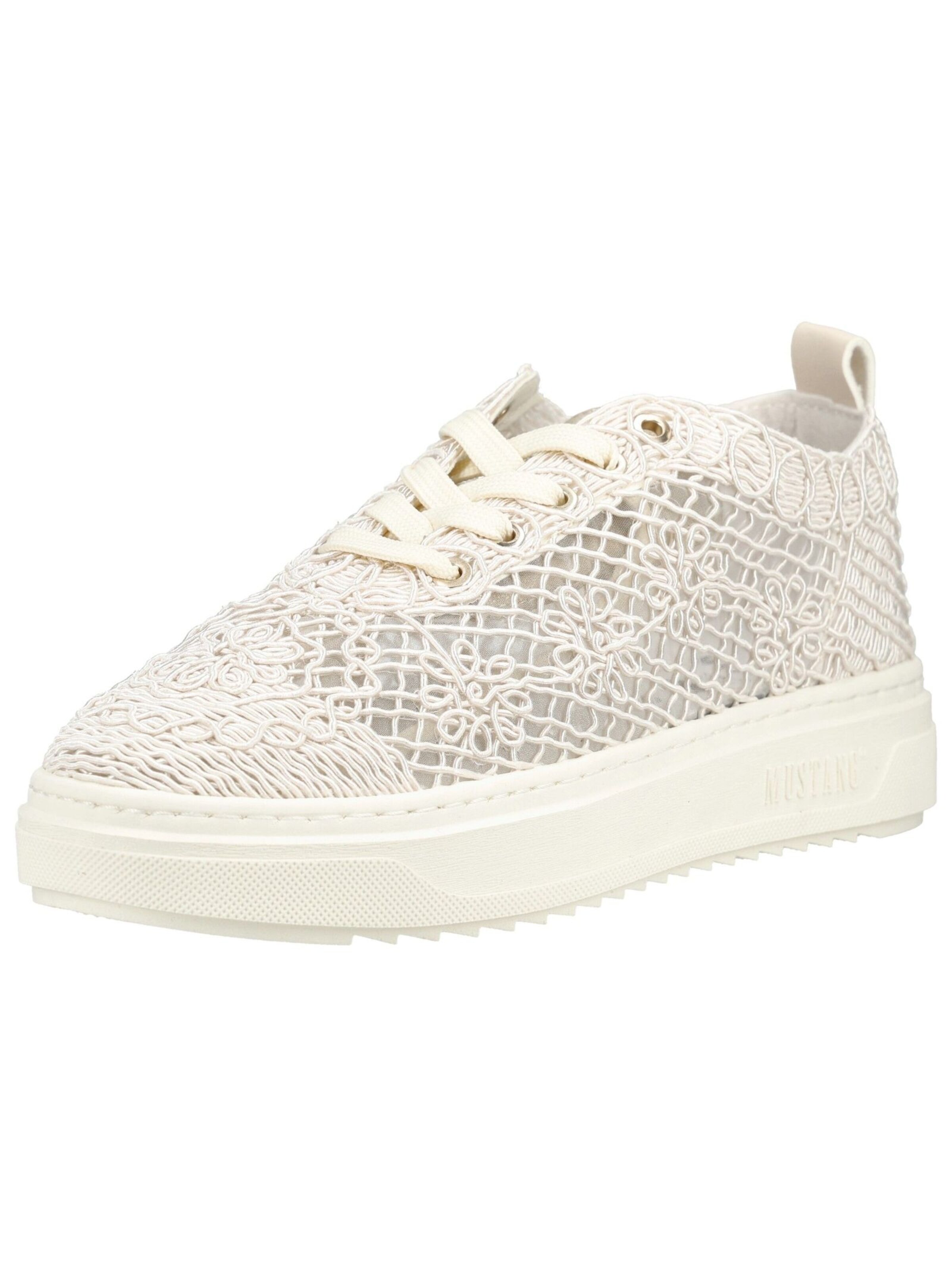 MUSTANG Sneakers laag in Beige: voorkant