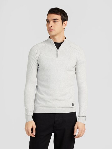 Pullover 'MST AGENCY' di Key Largo in grigio: frontale