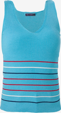 Felix Hardy - Top de malha em azul: frente