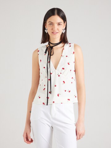 Abercrombie & Fitch - Top en blanco: frente