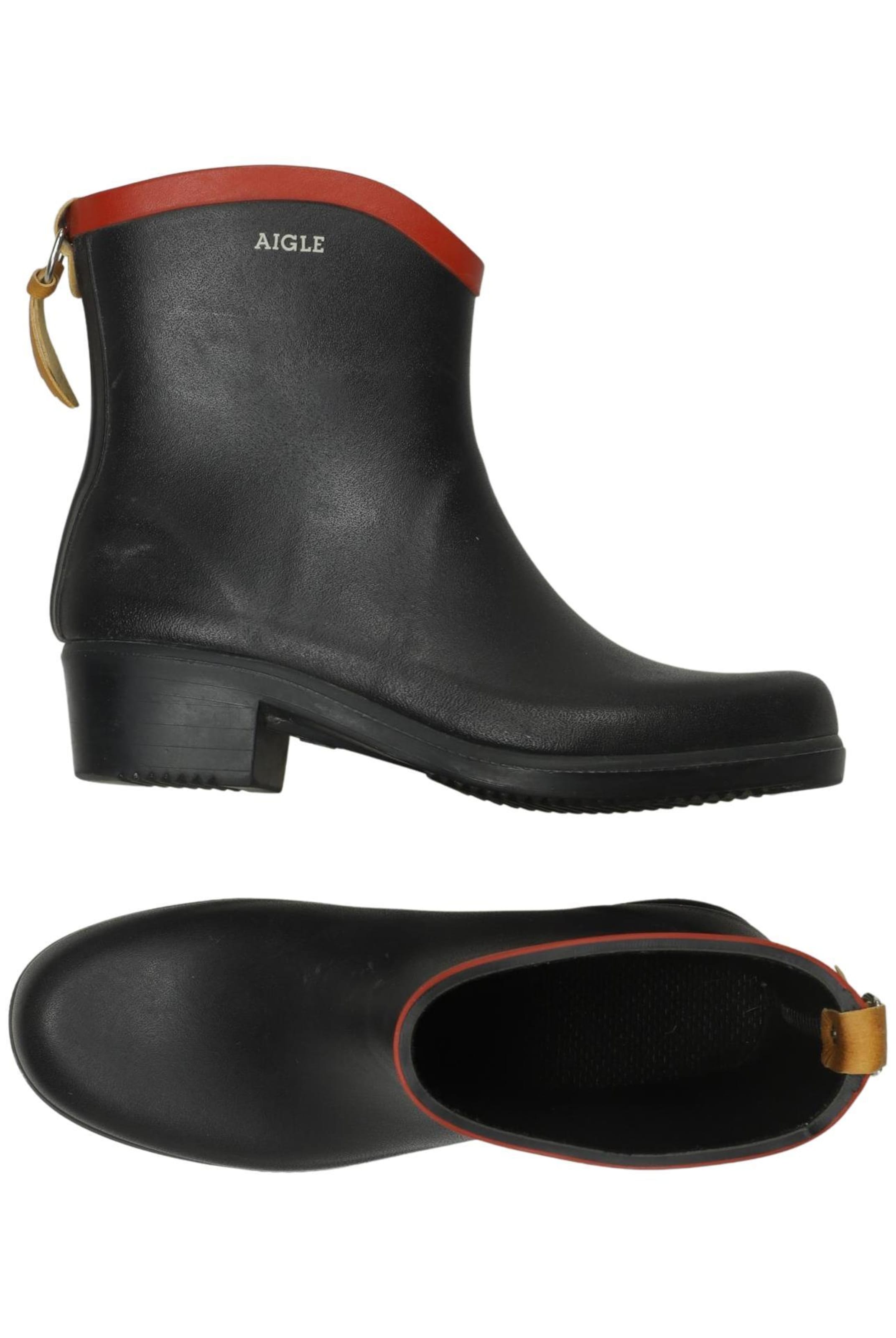 AIGLE Dress Boots in 38 in Black: front