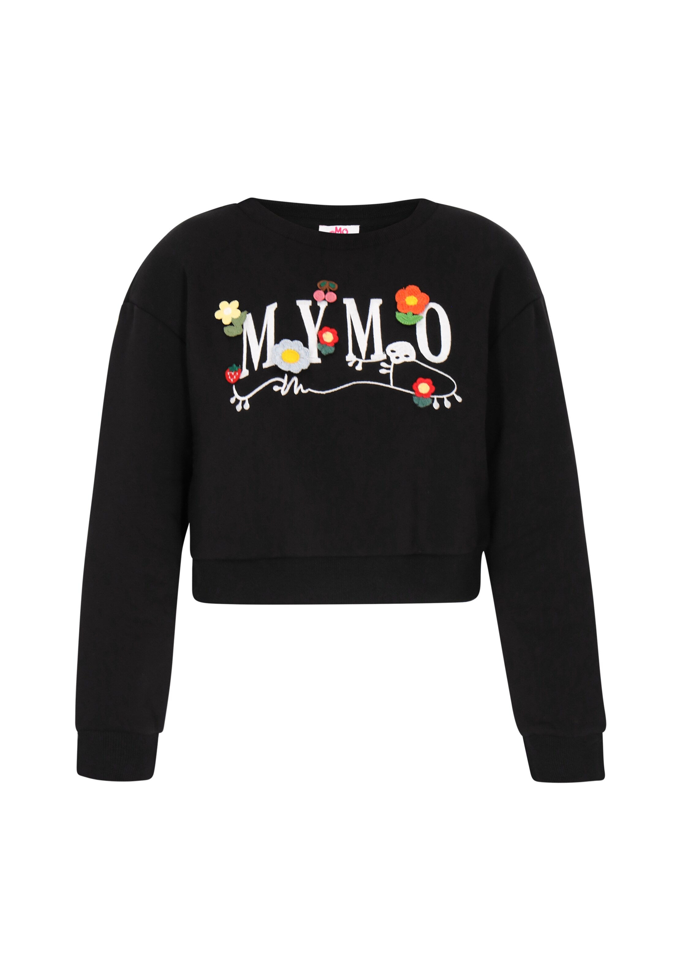 MYMO Sweatshirt in Black: front