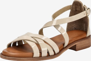 Sandales à lanières PAVEMENT en beige : devant