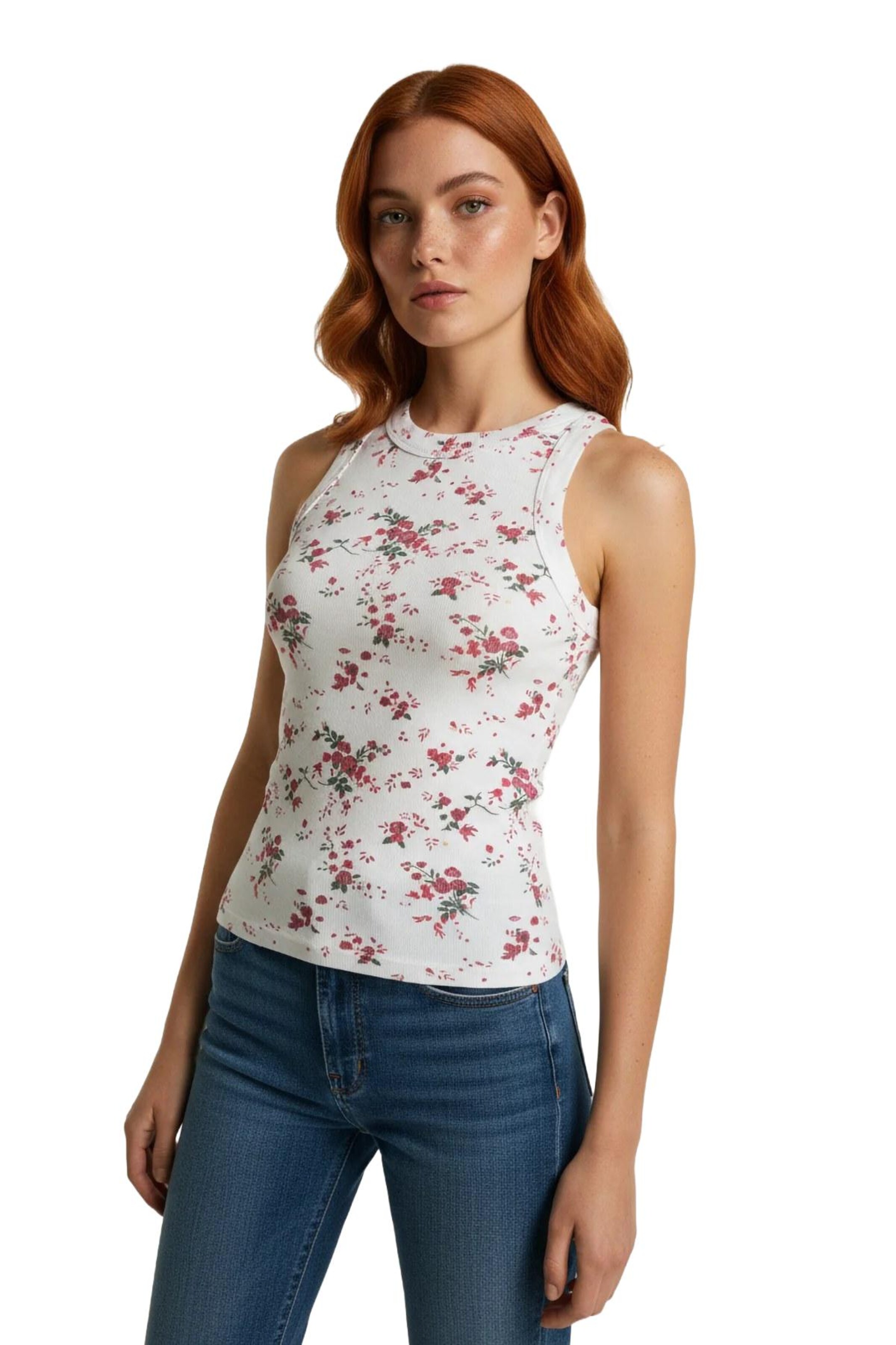 No Matter What Top in White: front