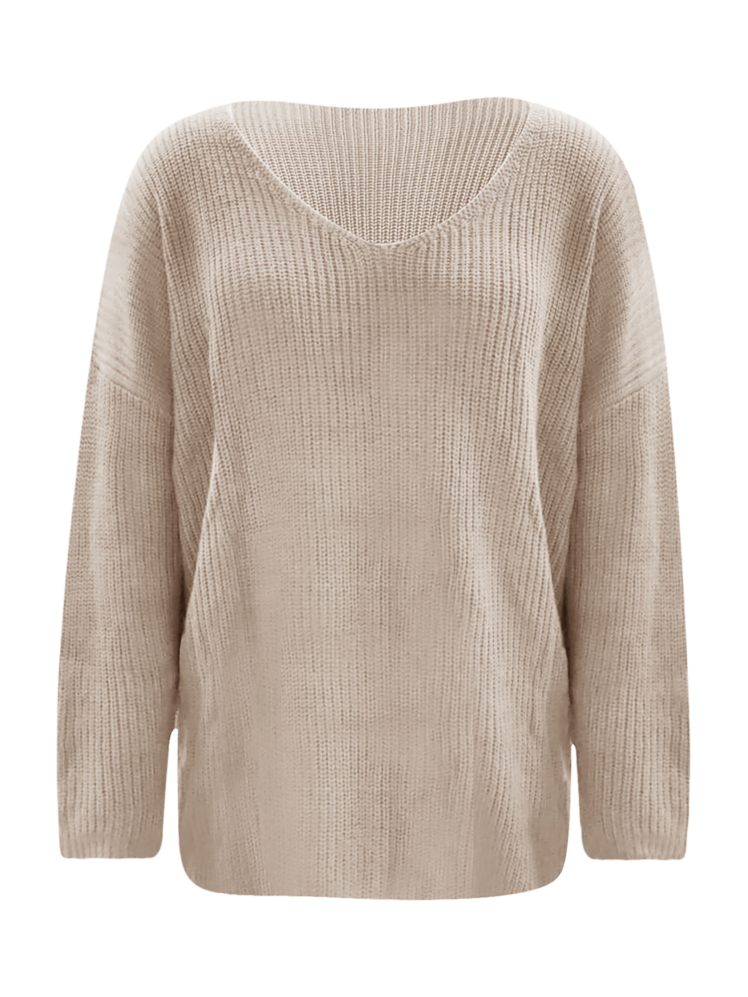 Pull-over Imily Bela en beige : devant