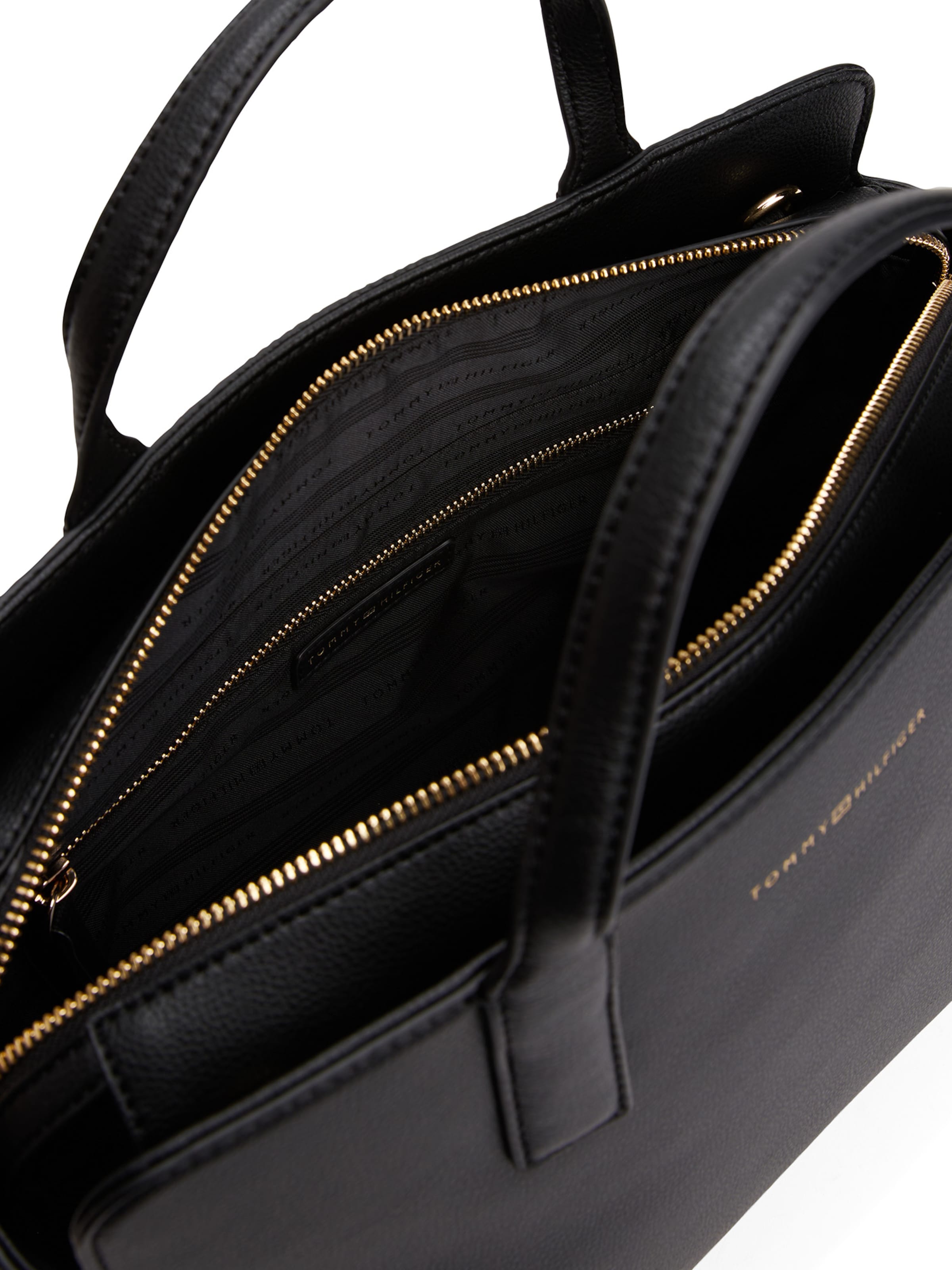 TOMMY HILFIGER Handtasche in Schwarz