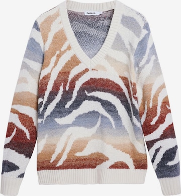 DesigualPulover - bijela boja: prednji dio
