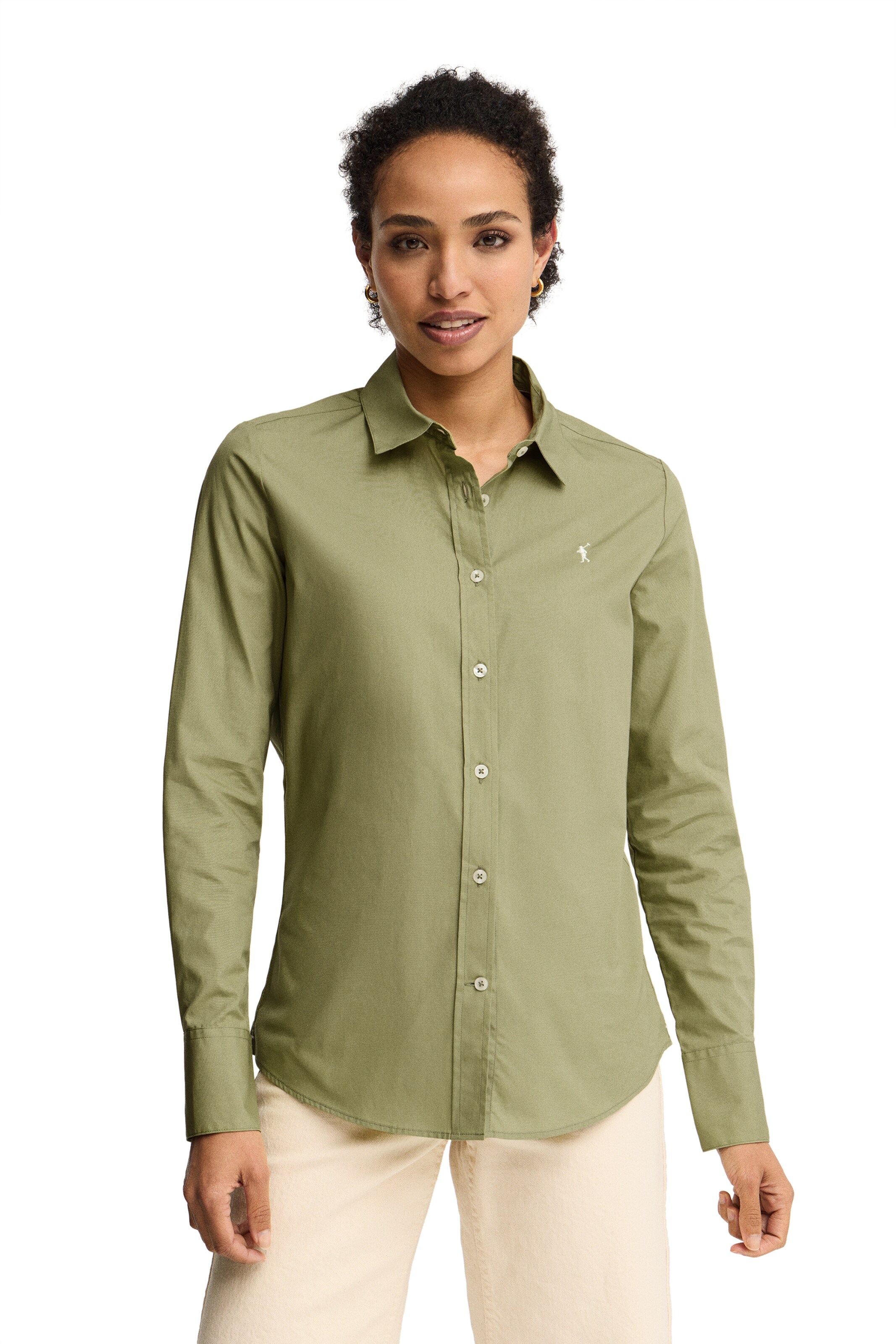 Polo Club Bluse 'Rigby' in Grün: Vorderseite