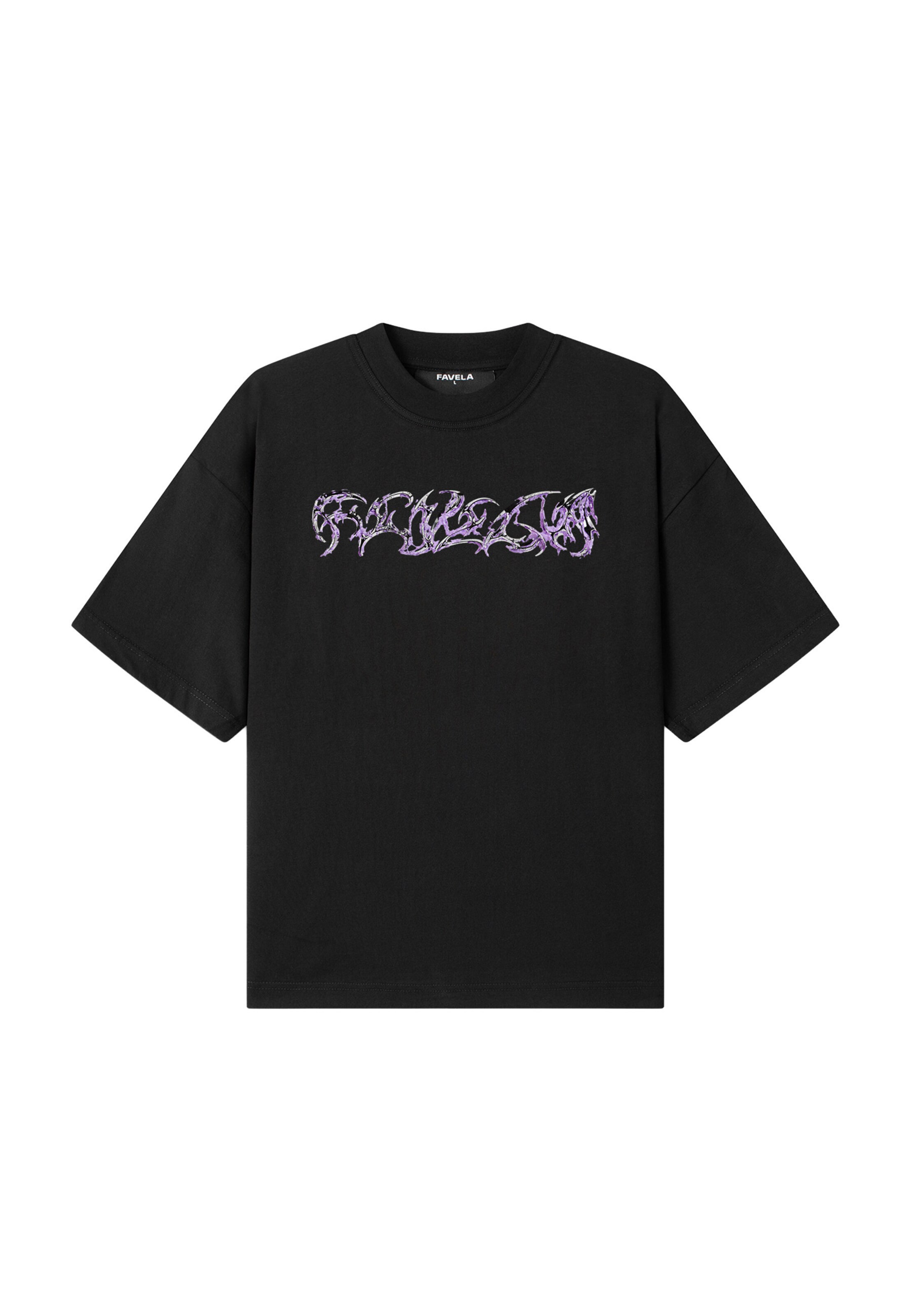 FAVELA Shirt in L in Light purple / Black / White, Item view