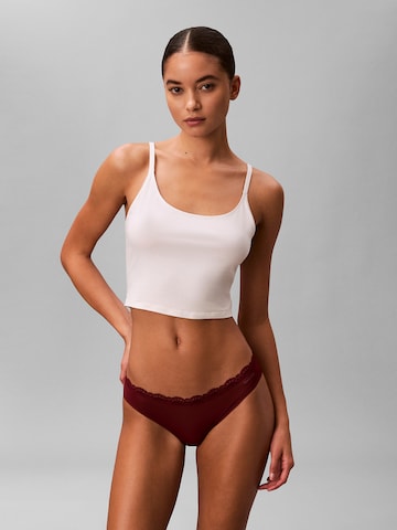 Slip Calvin Klein en marron : devant