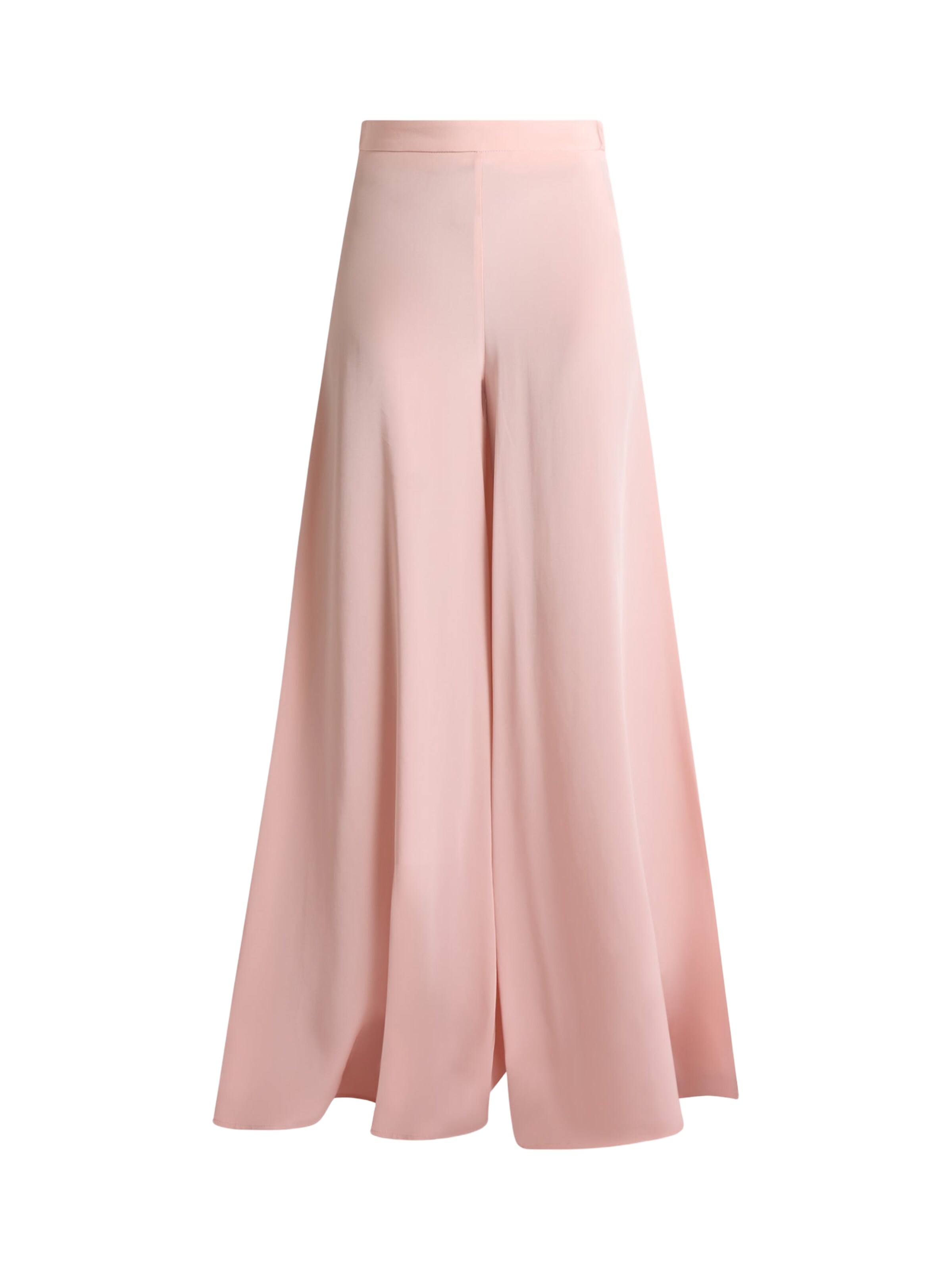 SPACE SIMONA CORSELLINI Wide leg Broek in Roze: voorkant