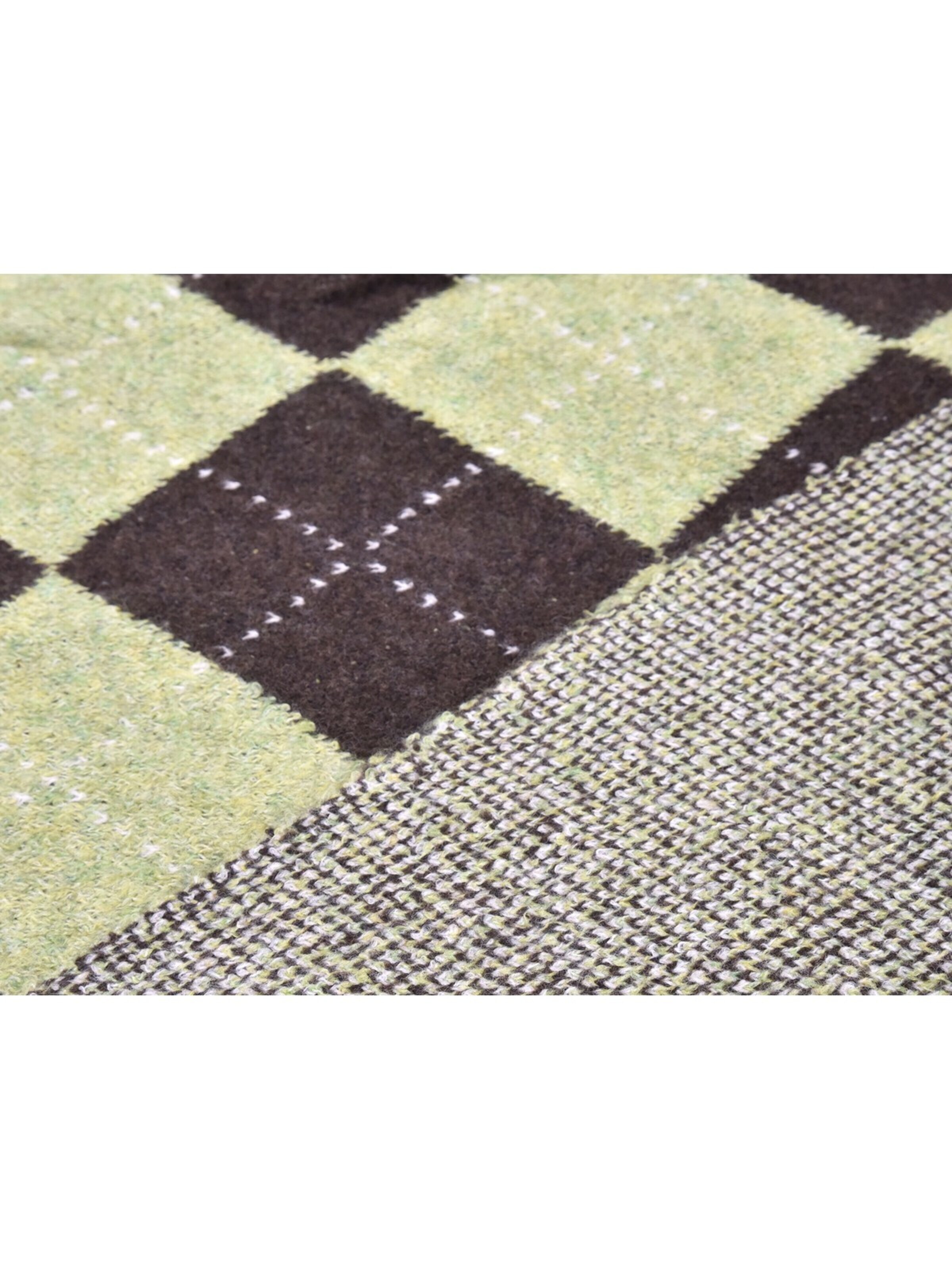 styleBREAKER Tuch 'Strick Dreieckstuch mit Argyle Muster & Wendeseite'‌‌‌‌‌‌ in Grün