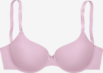 LASCANA Regular Bra in Purple: front