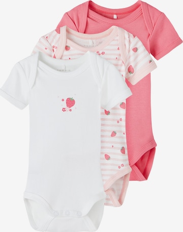 Tutina / body per bambino di NAME IT in rosa: frontale