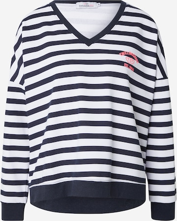 Pull-over Zwillingsherz en bleu : devant