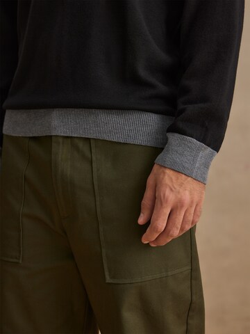 DAN FOX APPAREL Pullover 'Lars' i sort