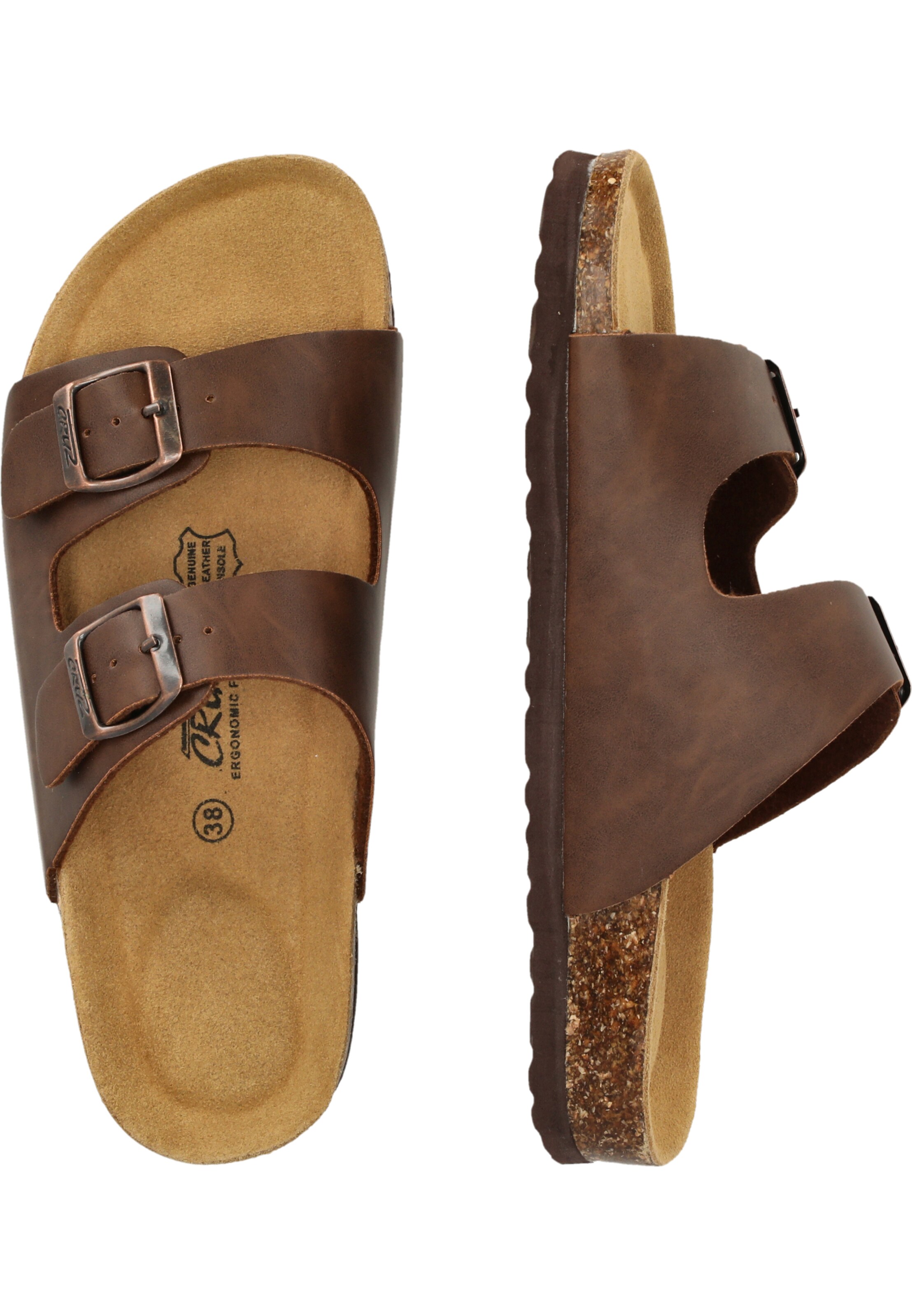 Cruz Mule 'Whitehill' in Brown