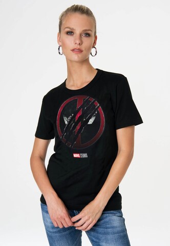 LOGOSHIRT Shirt in Black: front