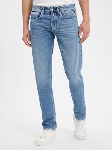 REPLAY Regular Jeans 'Grover' in Blauw: voorkant