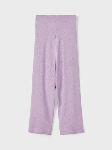 NAME IT Wide leg Pants 'Bulla' in Purple