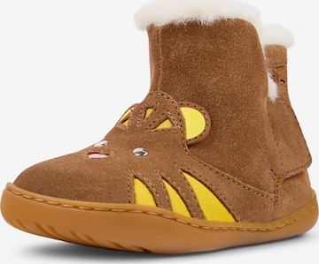 CAMPER Snowboots ' Peu Cami ' in Bruin: voorkant