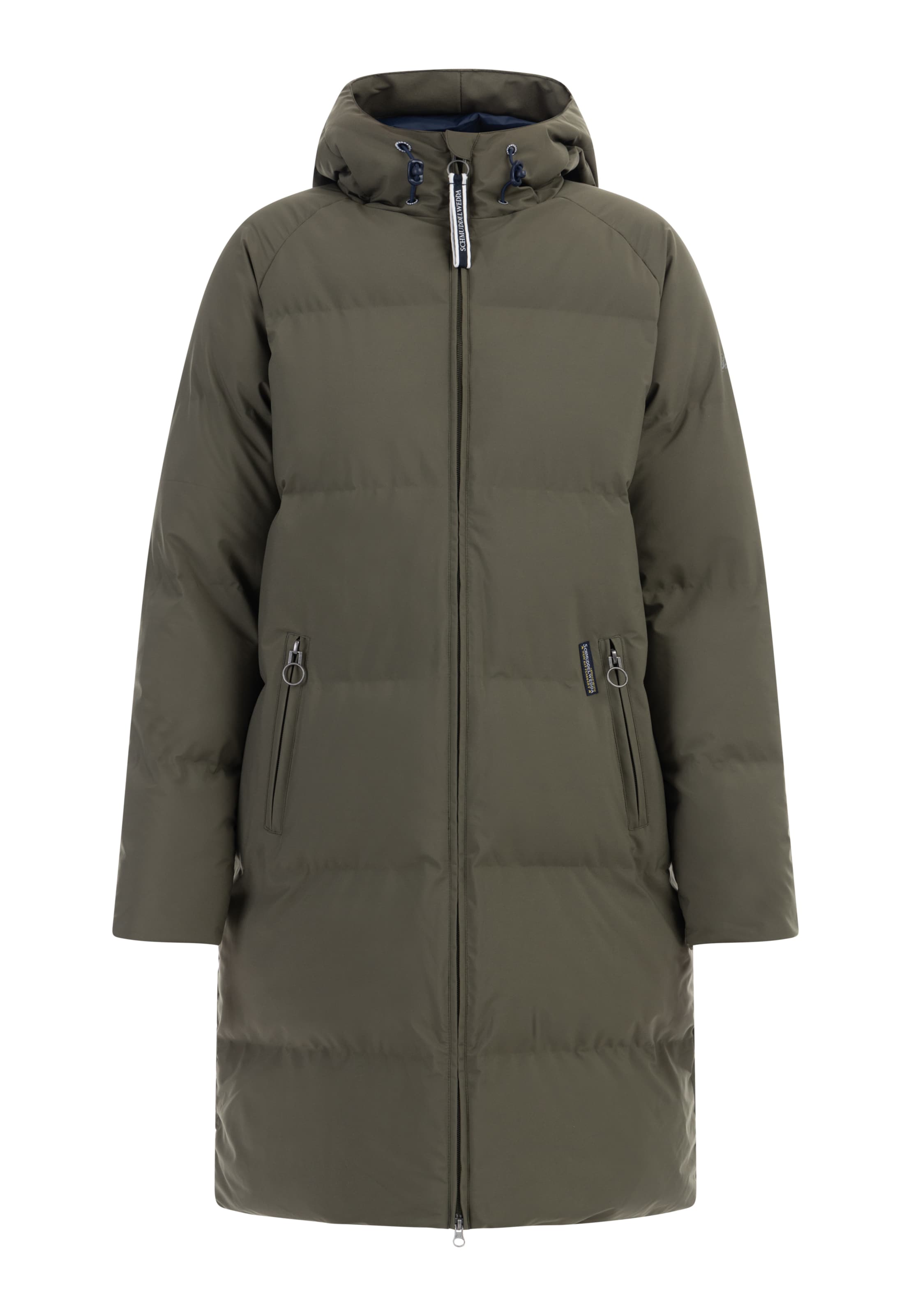 Schmuddelwedda Λειτουργικό παλτό σε καφέ: μπροστά