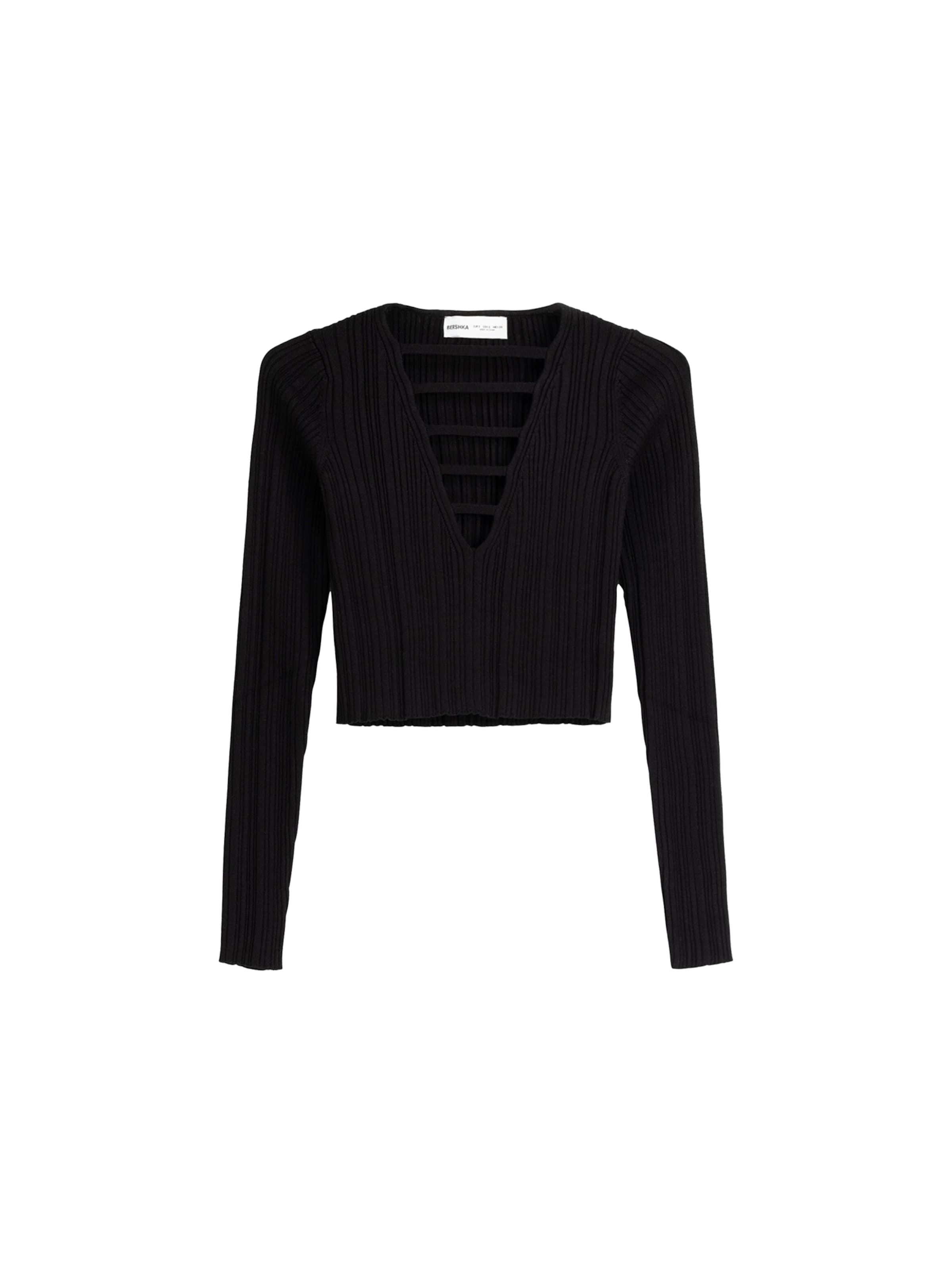 Maglietta di Bershka in nero: frontale