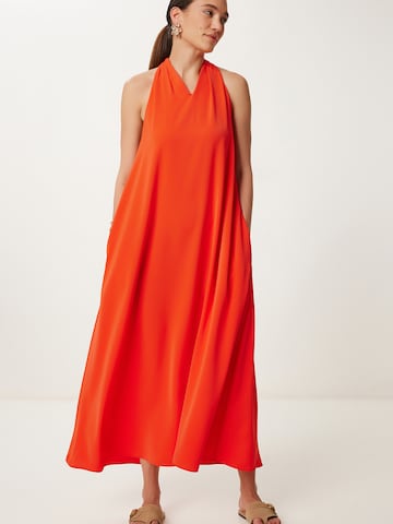 Happiness İstanbul Jurk in Oranje: voorkant