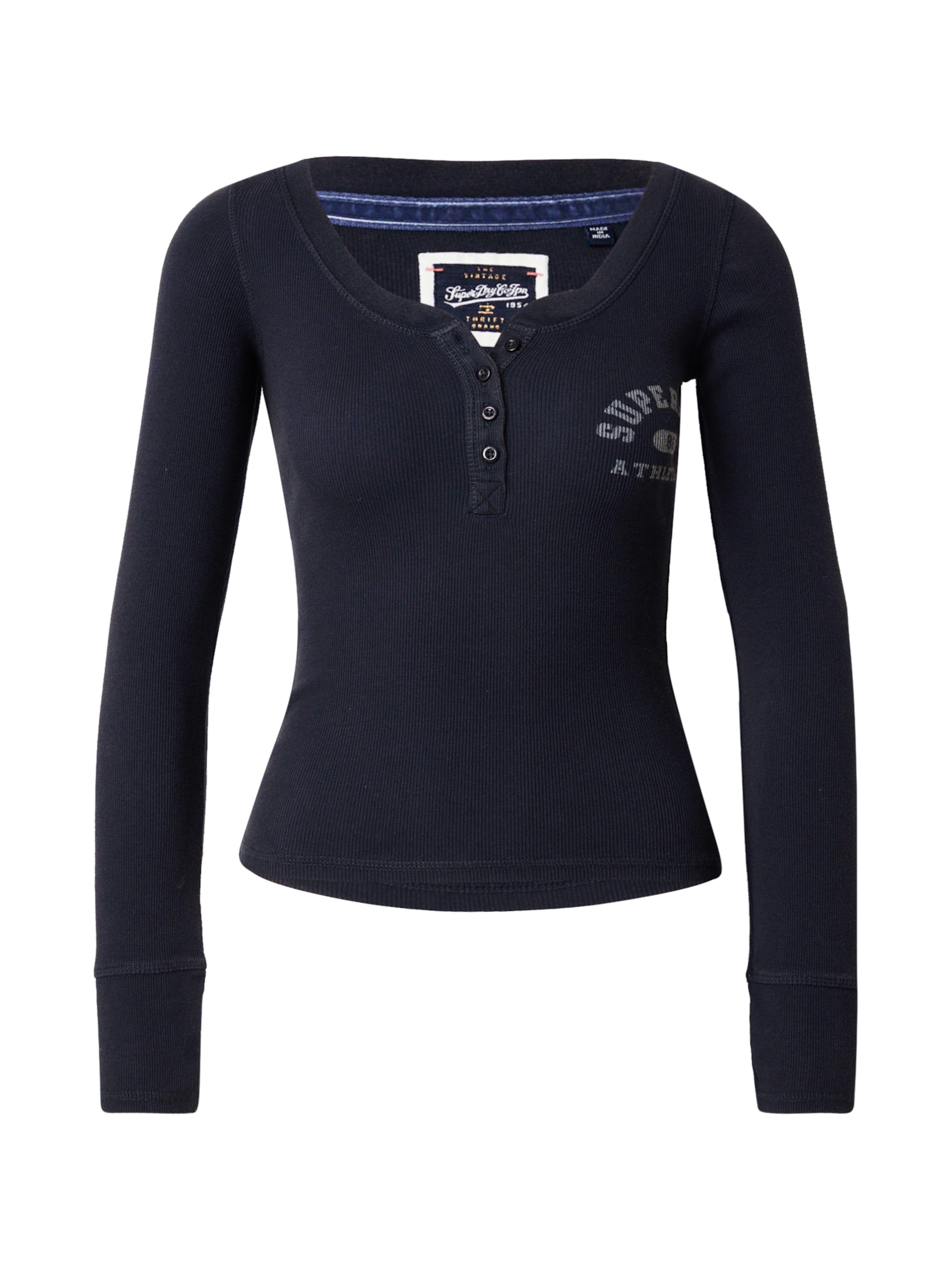 Superdry Shirt &#x27;ATHLETIC&#x27; in Blauw: voorkant