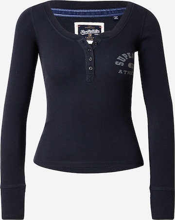 Superdry Футболка 'ATHLETIC' в Синий: спереди