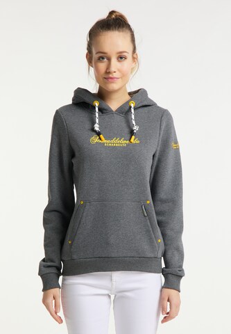 Schmuddelwedda Sweatshirt 'Scharbeutz' in Grey: front