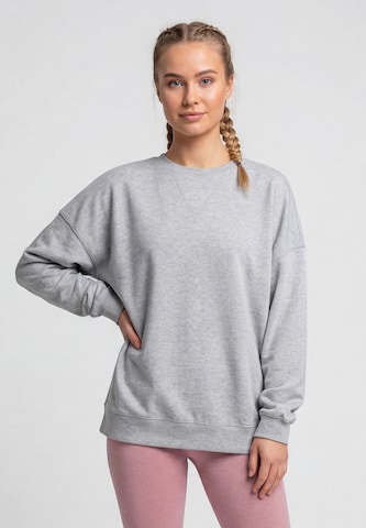 Sweat-shirt Jika en gris : devant