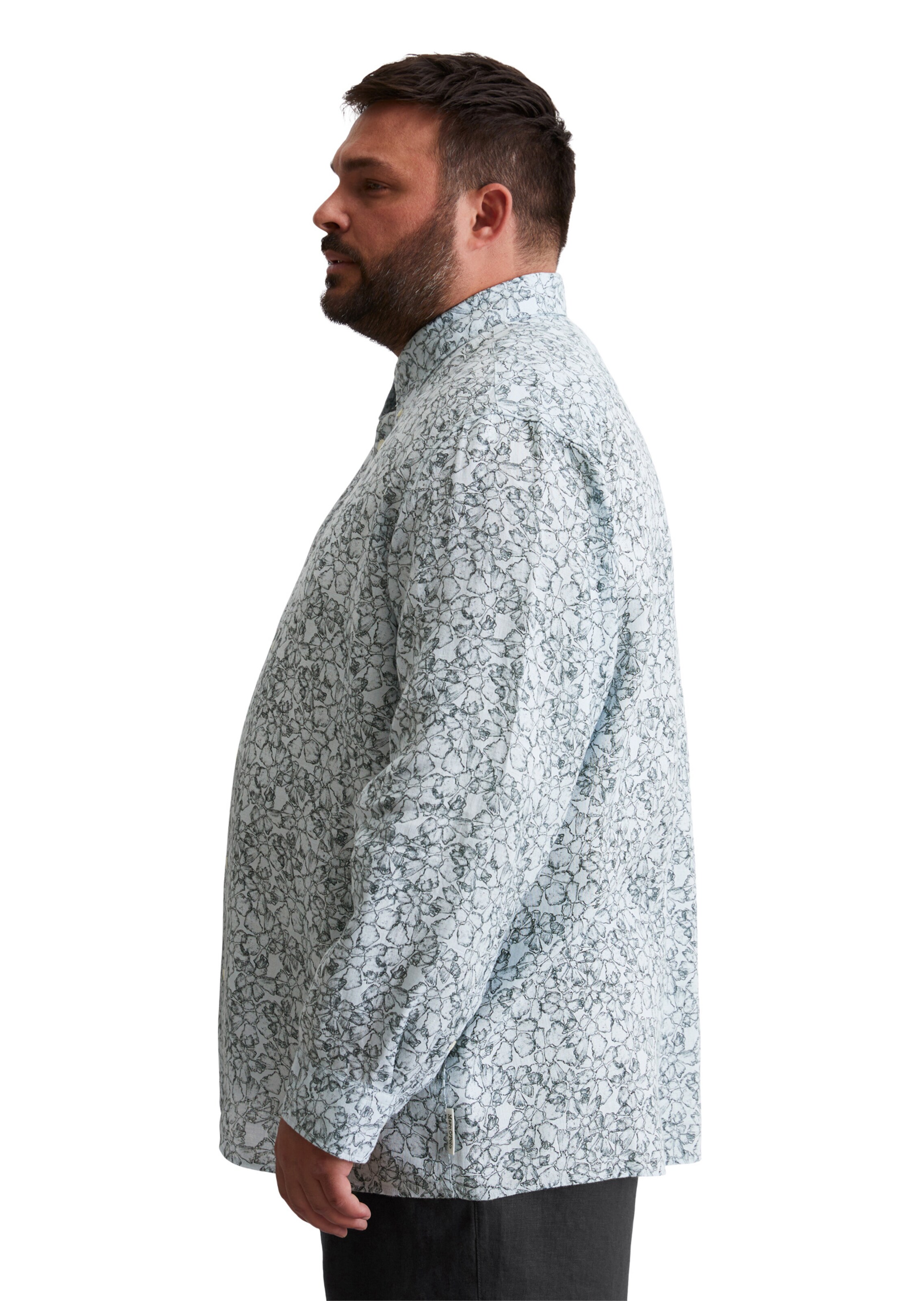 Marc O'Polo Regular fit Button Up Shirt in Blue