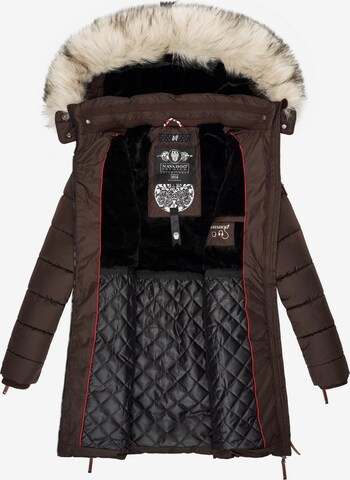 NAVAHOO Winter Coat 'Nimalaa' in Brown