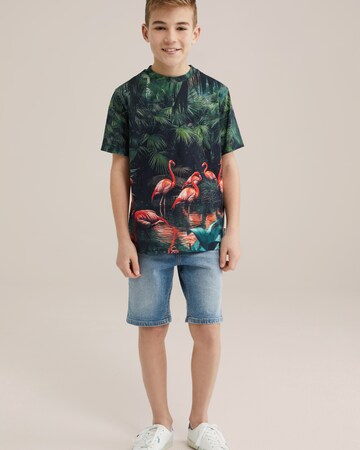 WE Fashion T-Shirt in Grün