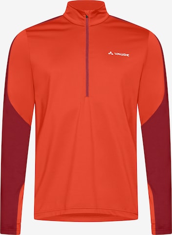 VAUDE Sporttrui 'Livigno' in Rood: voorkant
