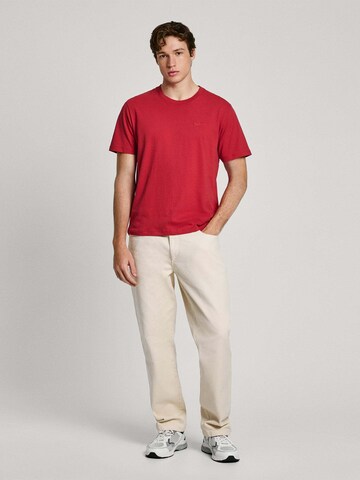 T-Shirt ' CONNOR ' Pepe Jeans en rouge