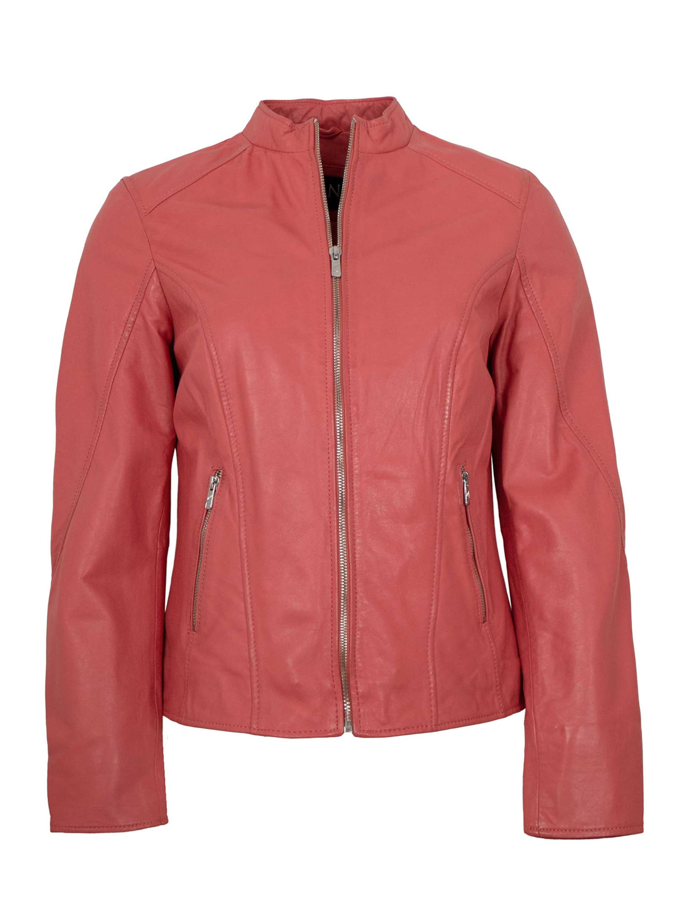 Jilani Between-Season Jacket 'Fulya' in Orange: front