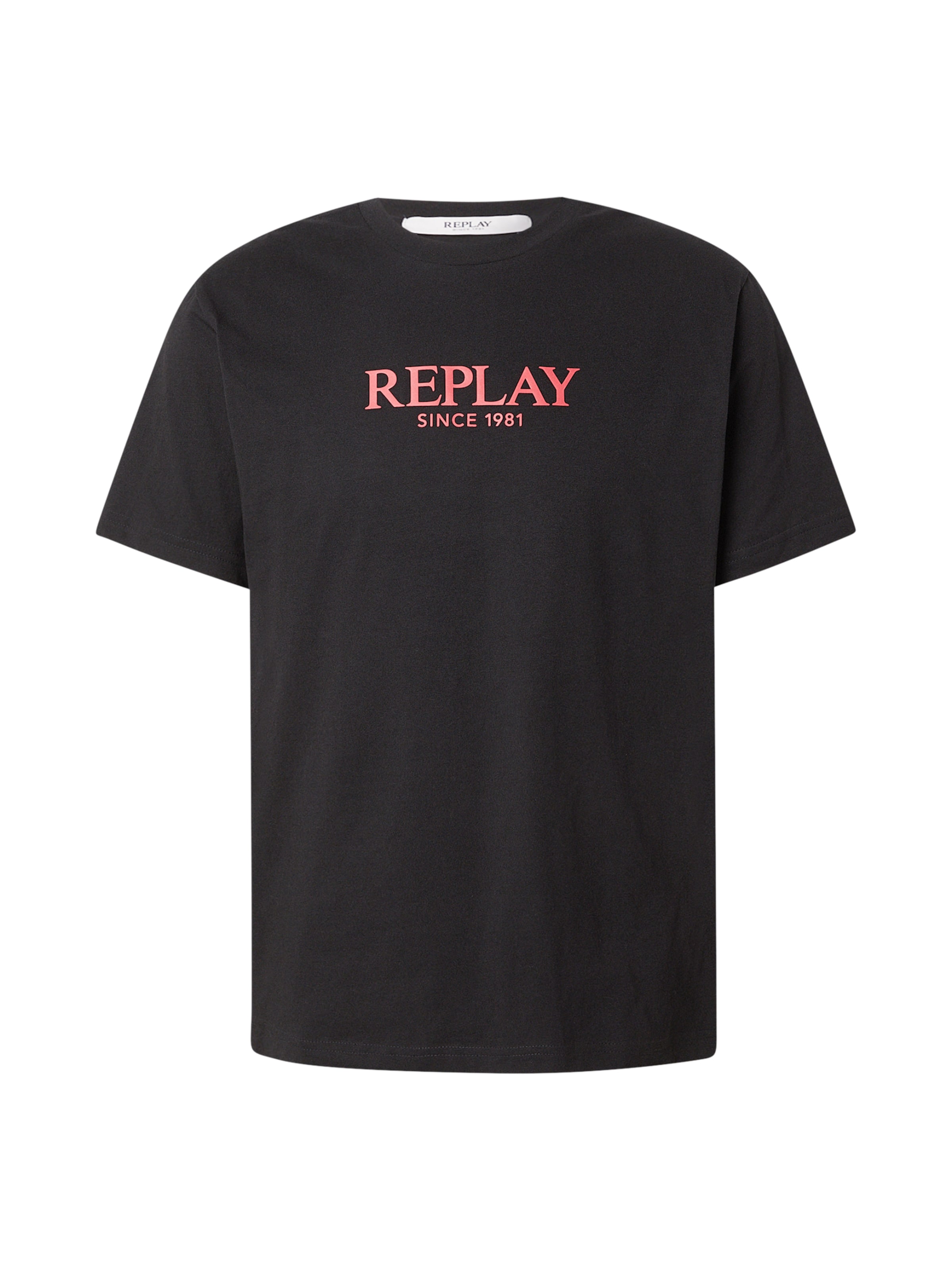 REPLAY Shirt in Zwart: voorkant